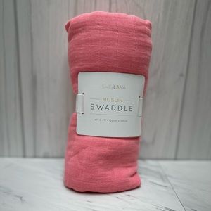 Dolly Lana Pink muslin swaddle - new! So soft!!